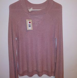 NWT Pink Knit Sweater